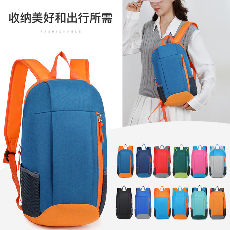 New Outdoor Sports Men's and Women's Leisure Travel Children's Backpack Lightweight Cycling Backpack Printable Advertising