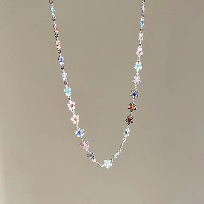 1 Piece Quantity Daily Occasion Sweet Flower Alloy Wholesale Pendant Necklace