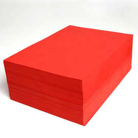 6BVQ红色a4纸彩色a4纸打印纸彩色中国红色复印纸红纸a3纸红色彩纸