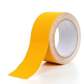 Cinta antideslizante esmerilada transfronteriza color PVC alto adhesivo antideslizante sin costuras línea de advertencia de escalera resistente al desgaste fuerte tira antideslizante