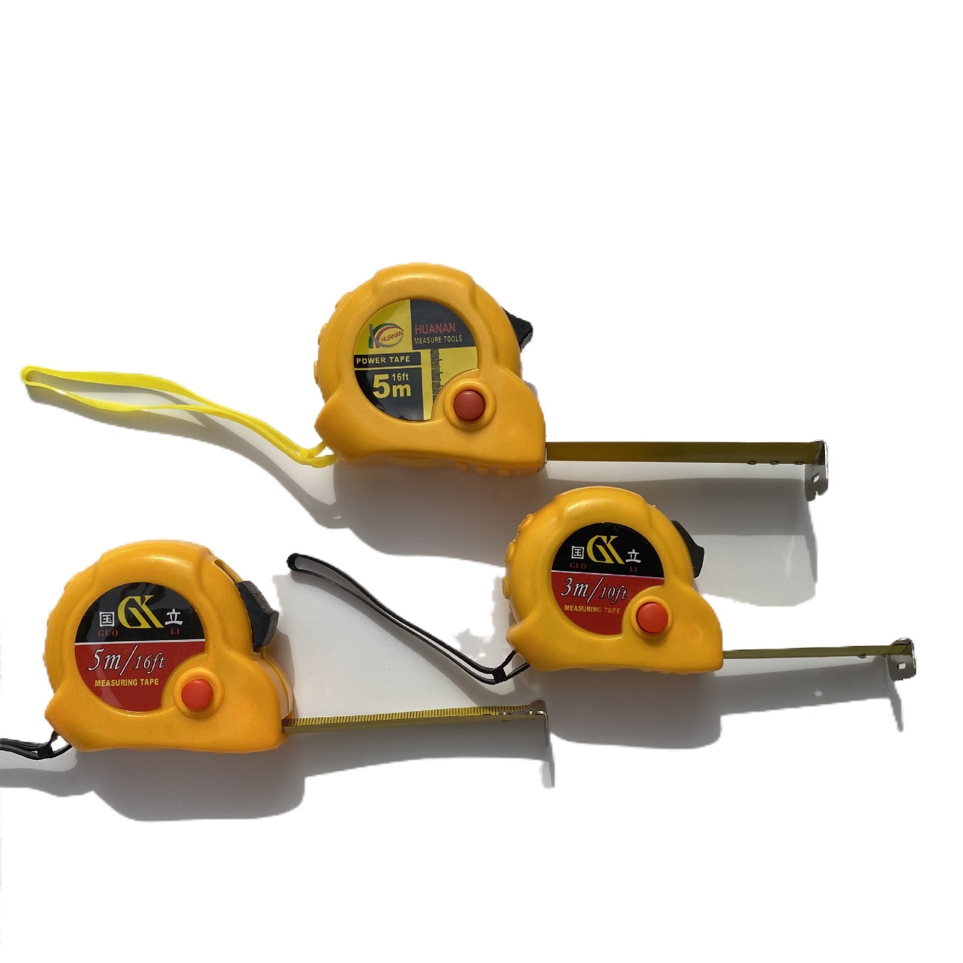 鱼眼卷尺  3米 5米 7.5米高精度测量米尺 家用工程钢卷尺二级尺带