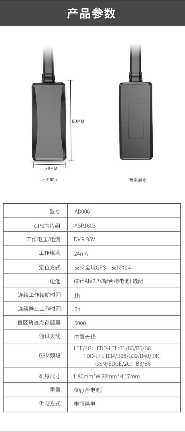 Car and Truck Gps Tracking Device Fleet Management System Vehicle-Mounted Locator Beidou 4g Wired Remote Oil and Power Cut-Off