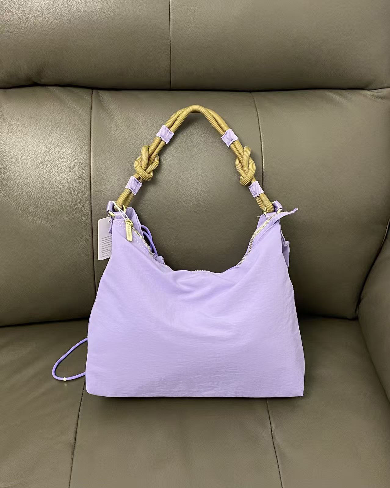 LU Convertible 1.5L 6.5L 16L Large Capacity Hobo Bag Pleated Cloud Crossbody Underarm Bag