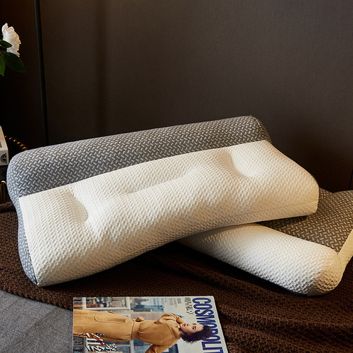Factory direct sales anti-traction soy fiber pillow neck pillow pillow core to help adults sleep, simple, healthy and comfortable