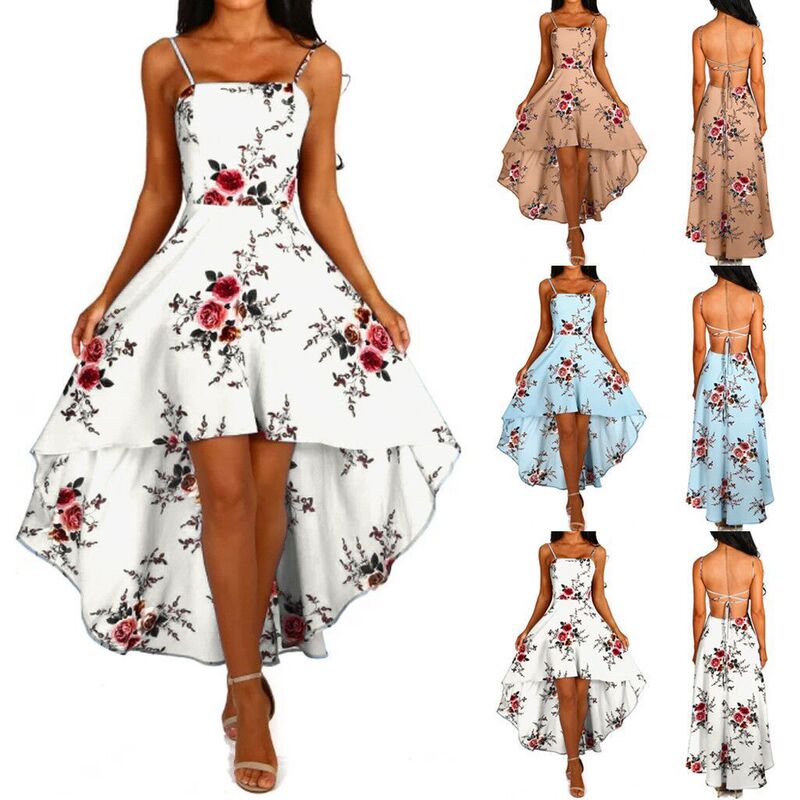 2021 Summer European and American New Women's Strap Strap Strapless Irregular Hem High Waist Tuxedo Dress 2021 Summer European and American New Women's Strap Strap Strapless Irregular Hem High Waist Tuxedo Dress
