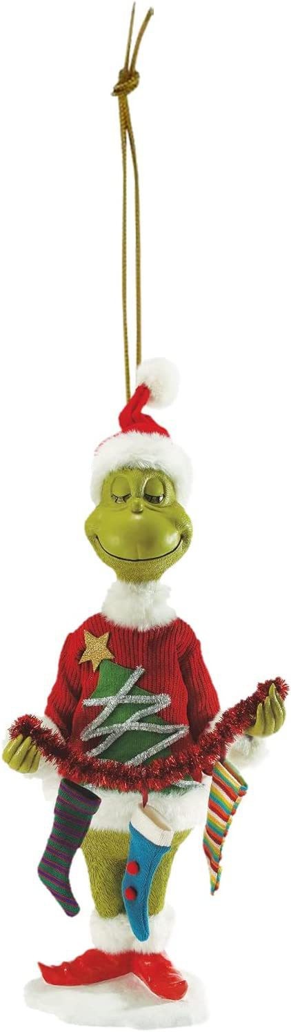 Grinch transfronterizo monstruo de piel verde árbol de Navidad colgante Grinch acrílico artesanía decoración de Navidad colgante