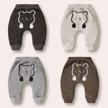 宝宝加绒秋冬奥利绒高腰大屁屁婴幼儿一体绒尿不湿专用裤男女儿童