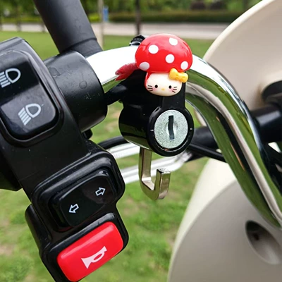 Strollers, Multifunctional Anti-Theft Lock Hook: Helmet lock - helmet-lock-mushroom-kt
