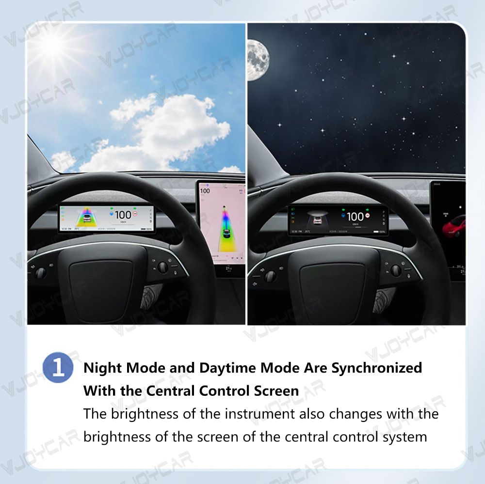 Suitable for Tesla Model 3/Y/Huanxin 3/Y Lcd Instrument Panel 8.8inch Ota Upgrade Multi-Function Dashboard
