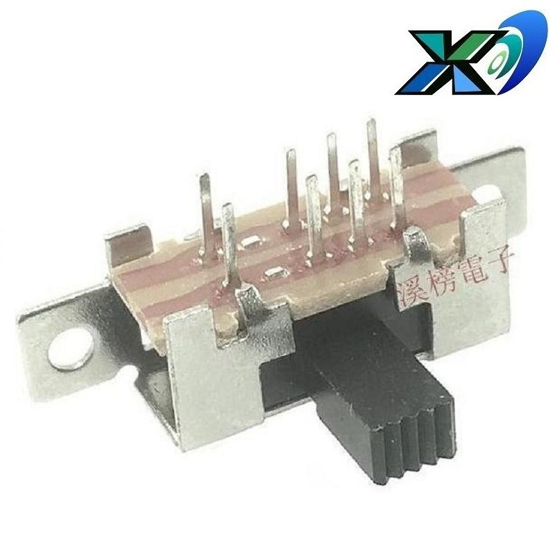 滑动开关3档侧拨    拨动开关3档卧式1P3T   三位拨码开关3位侧插