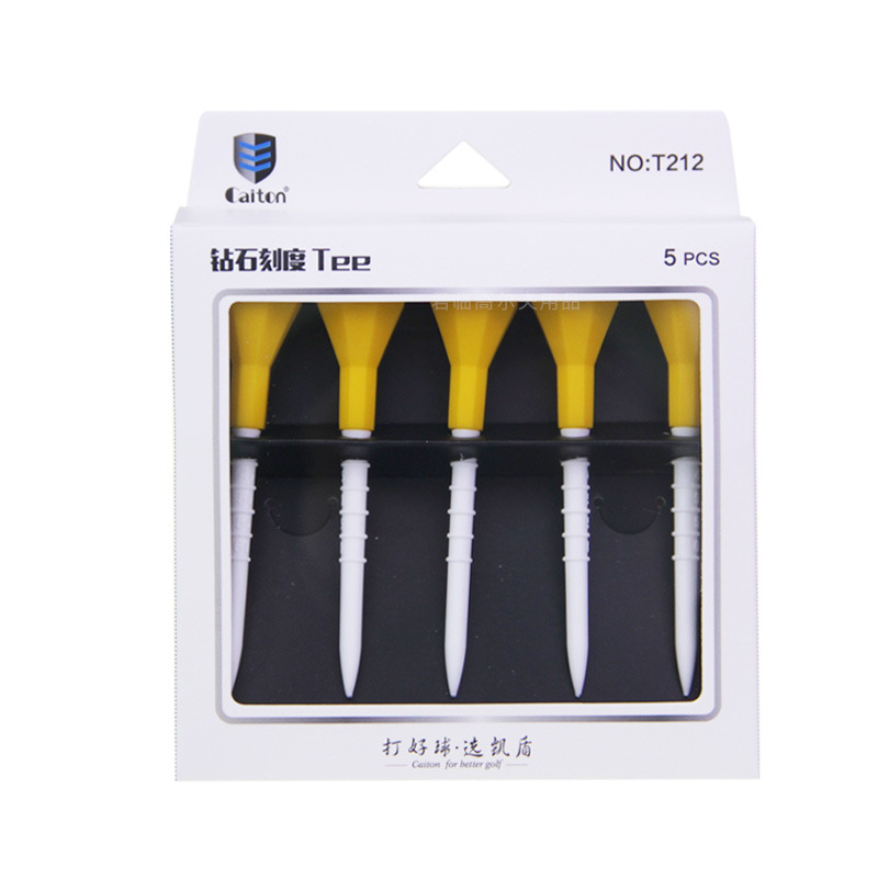 �¸߶�����ʯ�򶤿̶�������Tee������golf����5����װ87mm����