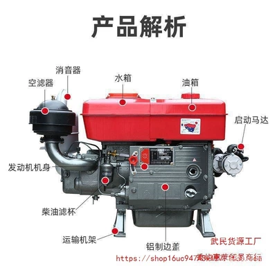 electric-start marine agricultural tractor – Avtomobil mühərrikləri