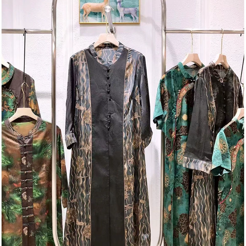 Fu Zi Bird 25 летнее жаккардовое платье из облачной пряжи