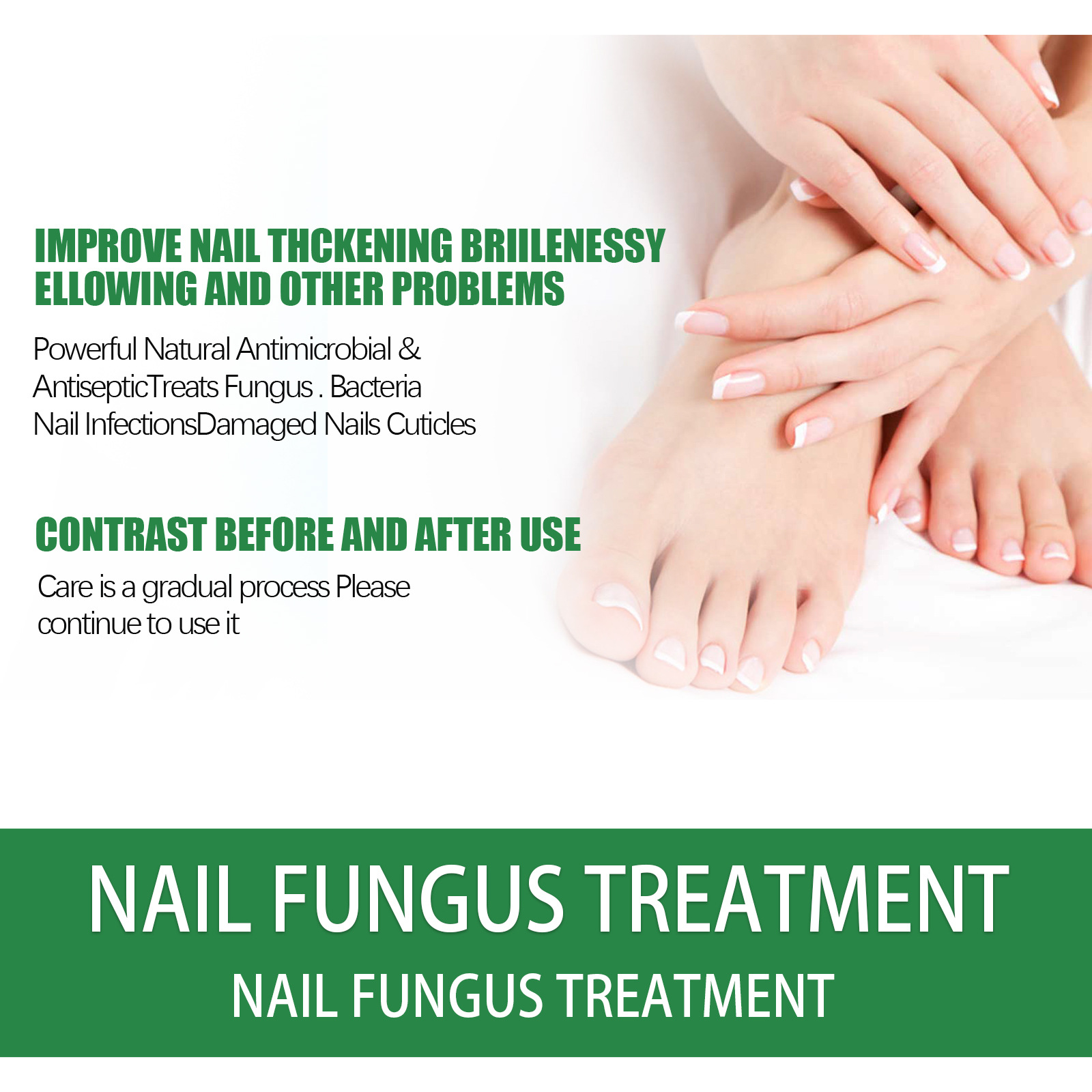 EELHOE Grey Repair Tea Tree Oil Finger Thick Soft Nutrition Hand and Foot Nail Care Liquid_voghion.com