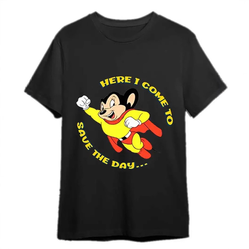 Men's Cartoon 3D Digital Printing Short Men's Sleeve Summer Casual Mickey Top New Couple American Style plus size T-shirt Men's Cartoon 3D Digital Printing Short Men's Sleeve Summer Casual Mickey Top New Couple American Style plus size T-shirt