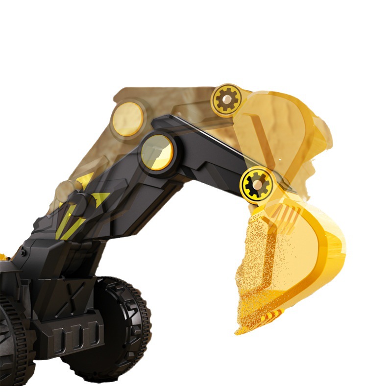 Excavadora eléctrica para niños niño portátil control remoto vehículo todoterreno excavadora ingeniería vehículo gancho máquina carro image 5