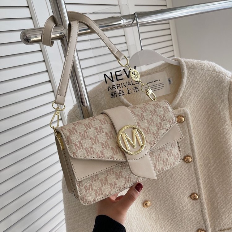 Bolso bandolera pequeño de PU para mujer, diseño moderno, gran capacidad