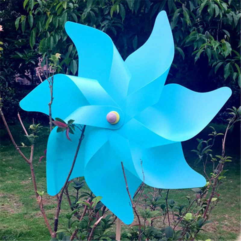 Colorful travel plastic windmill toy for camping