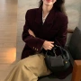宽松春秋时尚复古西服