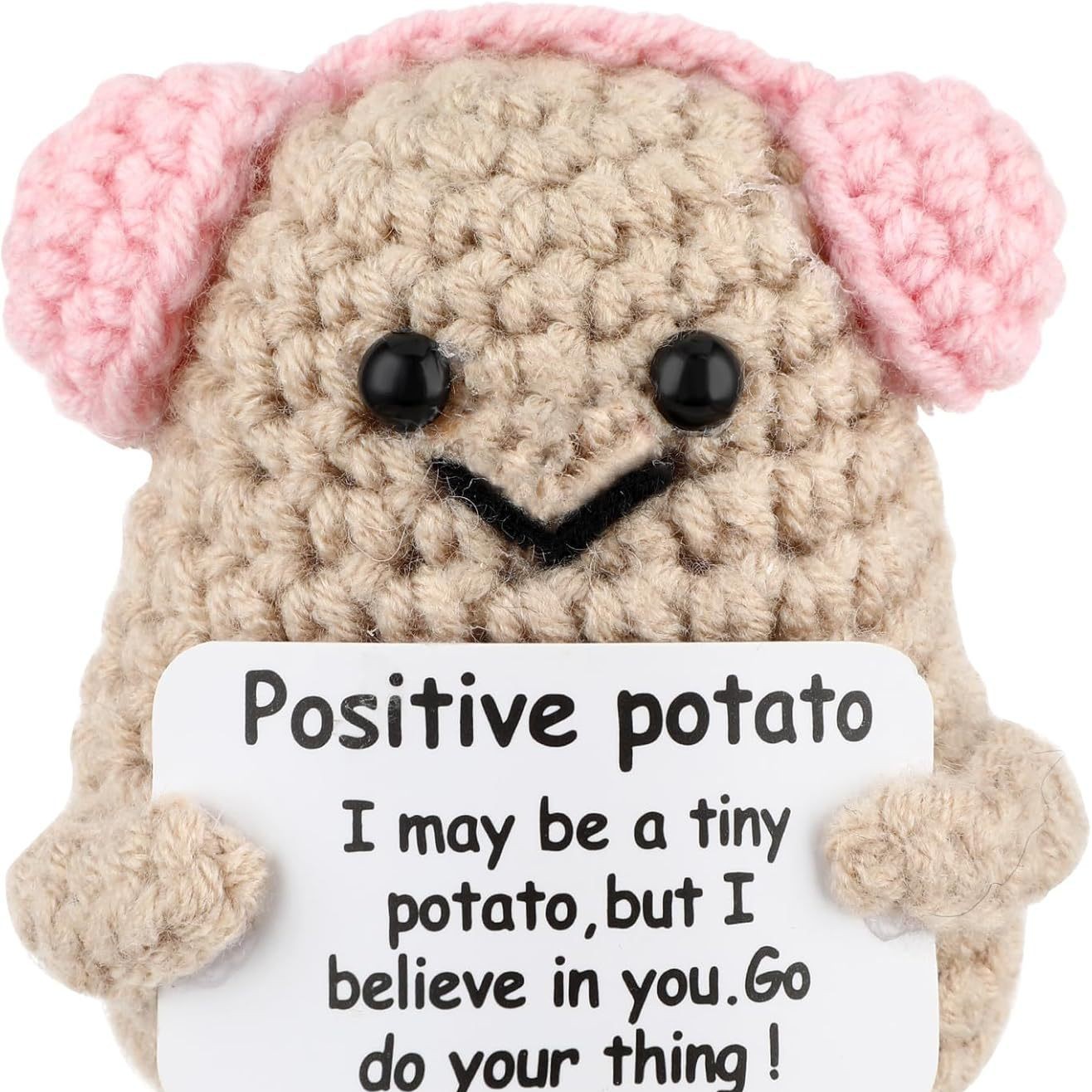 핑크 헤드폰 감자