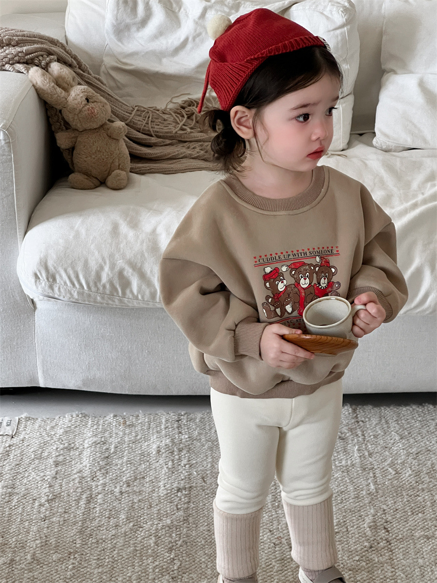Ropa protectora para niñas juego de fondo versión coreana de ropa infantil de primavera y otoño juego de ropa infantil de otoño ropa infantil ropa protectora para niñas