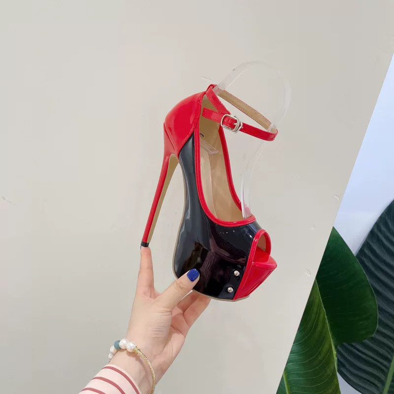 Demi-season sandals, European style, simple and elegant design, large size  (35-42), plus size