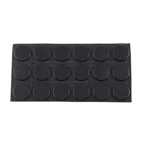 Dongguan die-cut black spherical silicone mat furniture table and chair cushion silicone pads silent shock absorption anti-slip anti-collision granules