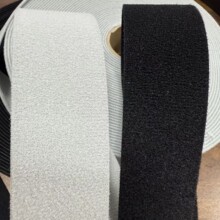 厂家定制背靠背起毛布 医疗支具用魔术贴抽条双面 毛尼龙魔术贴