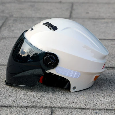 Motosiklet kaskı (dəbilqə) | Helmet - off-white-single-lens-sun-protection-glasses-one-size-fits-all