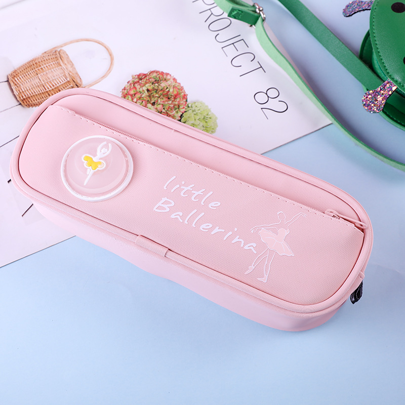 Fresh capacious school pencil case for students, training, Birthday gift 3