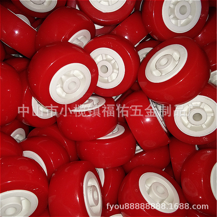 PVC轮子静音耐磨脚轮1.5寸2寸2.5寸3寸轻型单轮片中型脚轮单轮厂
