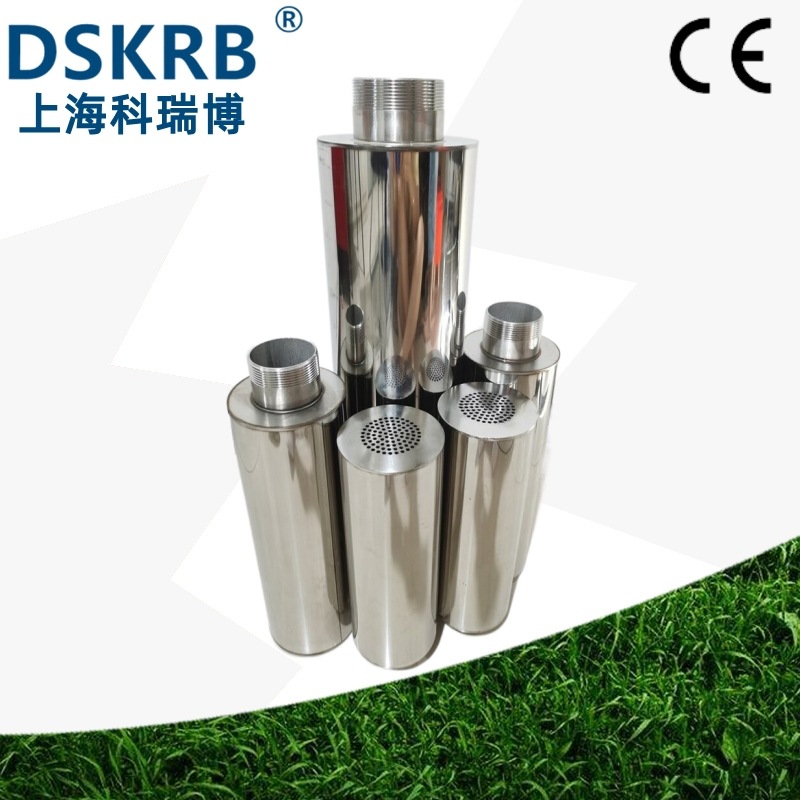 漩涡风机安装降低噪音用1.25寸1.5寸2寸2.5寸3寸4寸不锈钢消音器