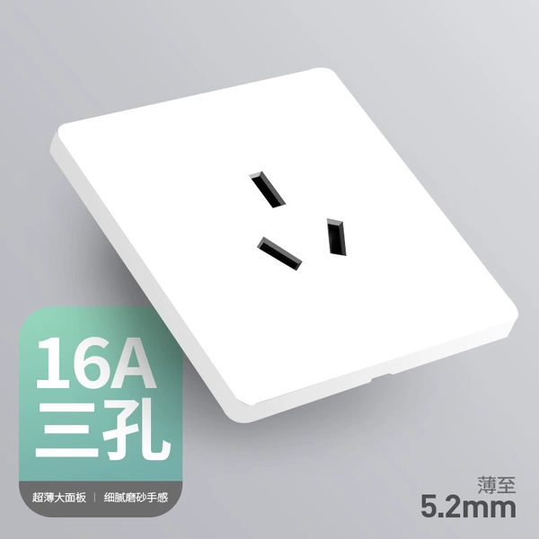 16A three-pole socket.