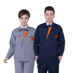 春秋长袖男女车间工人工作服套装耐磨汽修工厂工作服