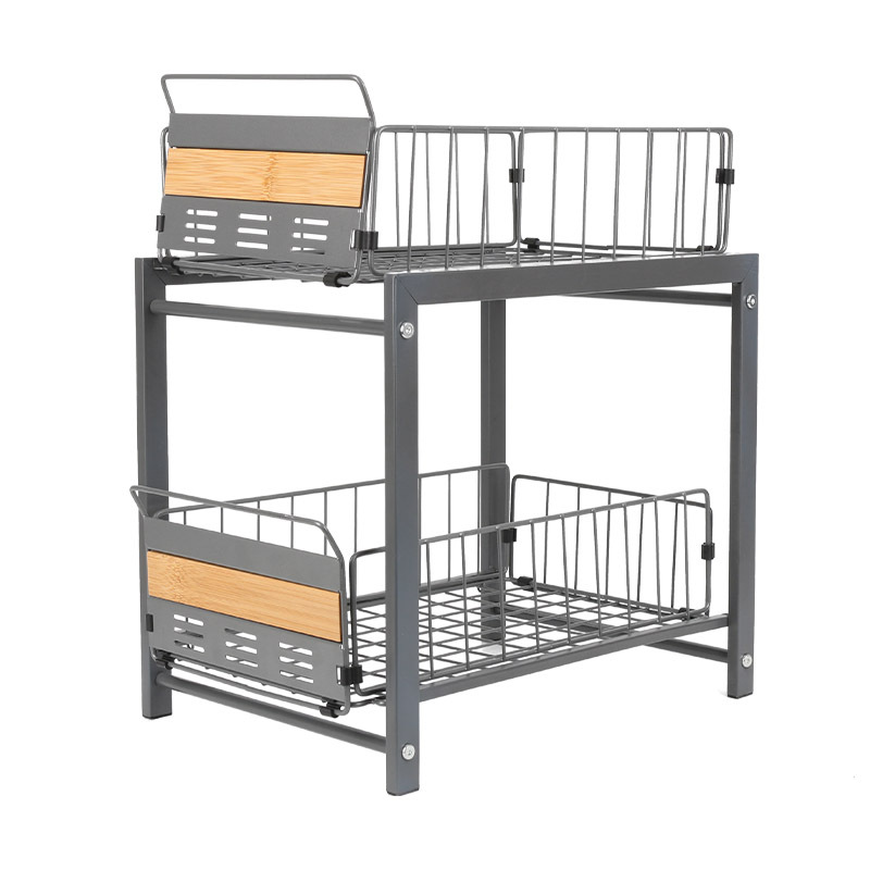 Multi-funcional extraíble de almacenamiento de rack multi-funcional drenaje extraíble de almacenamiento de rack condimento utensilios de cocina