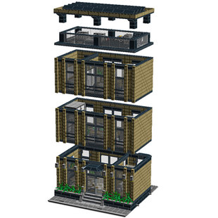 C4231 Highly Scalable Truly Modular Building with 3338 Particles Inside