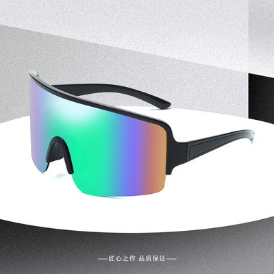 Riding Sunglasses UV400 Colorful Coating Lens outdoors motion Ride a bike glasses Cross border new pattern men and women Sunglasses