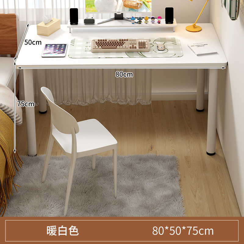Escritorio de dormitorio para niñas, escritorio de maquillaje para estudiantes, escritorio de estudio simple y moderno