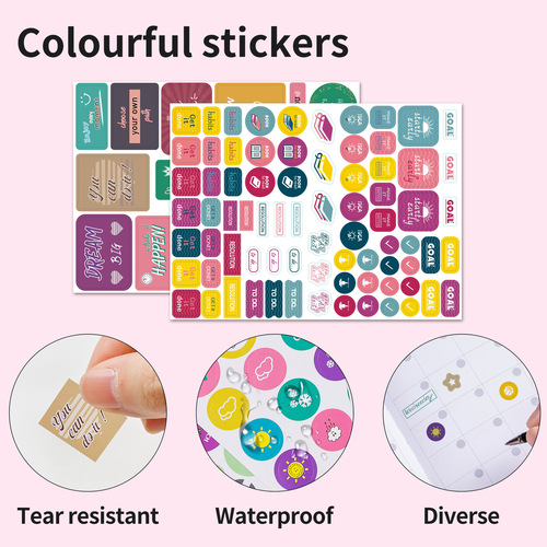 Amazon A5 Monthly Plan Notebook No Date Planner Weekly Planner English Foreign Trade Book