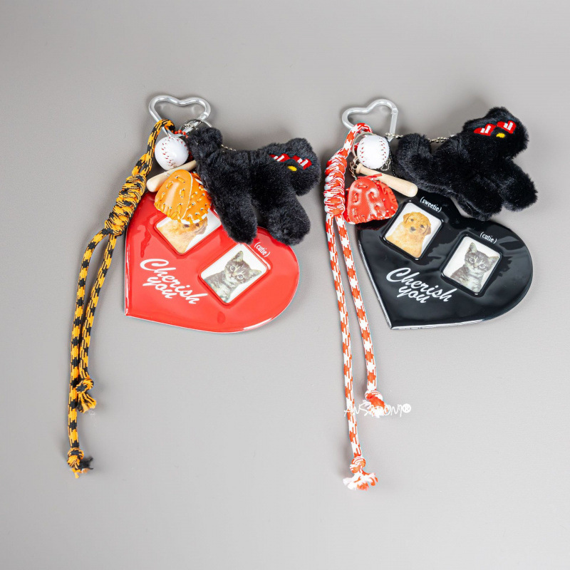 Bag Pendant, Heart Photo Card Holder, Car Keychain Pendant, Car Keychain Pendant, Mobile Phone Chain Lanyard