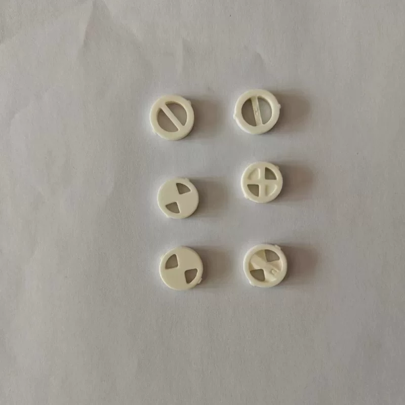 Three-piece ceramic piece set
