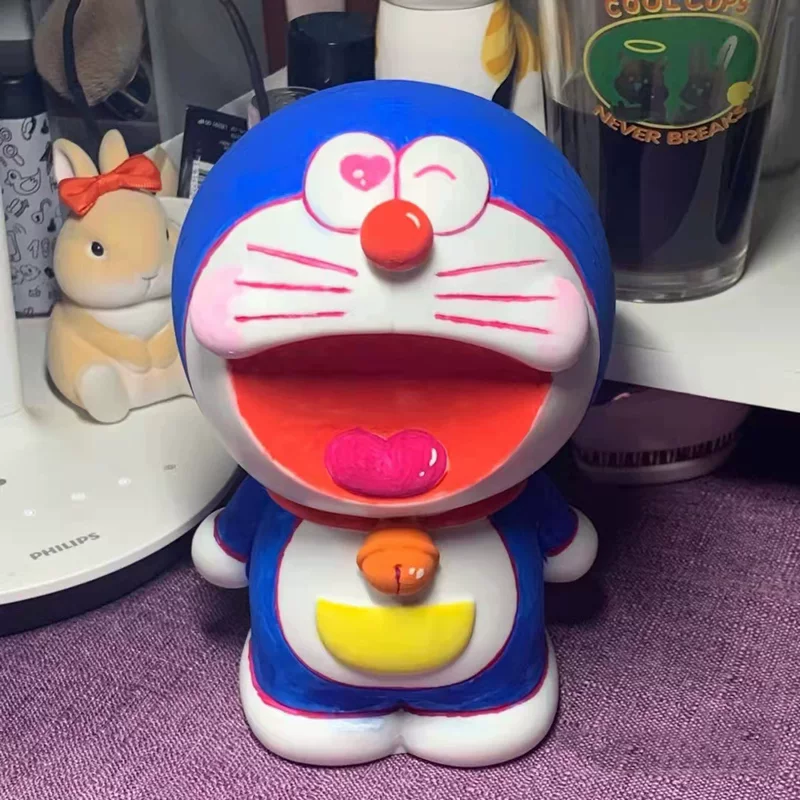 Пластиковая игрушка-монстр, handmade, граффити, копилка