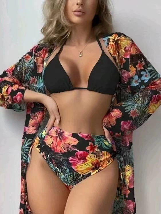 Купальник, спортивный комплект, Россия, Aliexpress, европейский стиль, комплект из 3 предметов