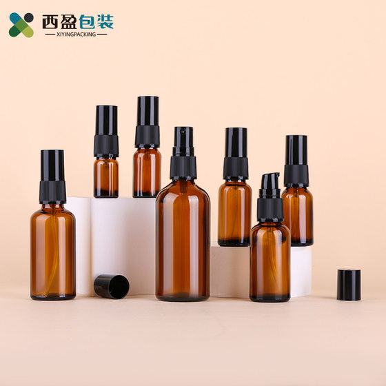 Factory spot YB50ml oil bottle with Taiwan nozzle 100ml glass tea spray bottle convenient sub-bottling