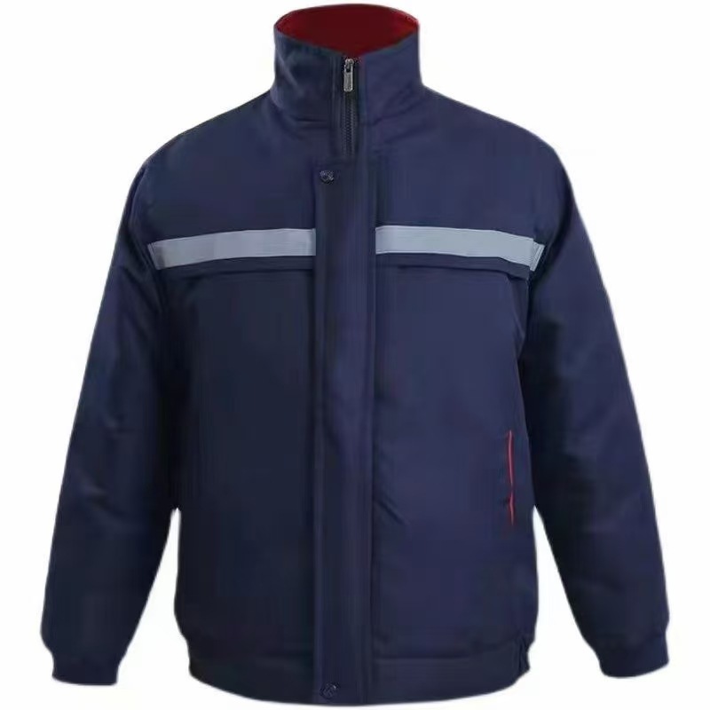 冬季工作服防寒棉棉衣加厚劳保服工厂车间厂服工装印字加厚棉服|undefined