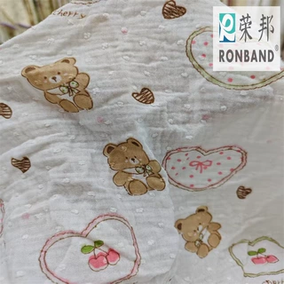 棉布活性数码印花布 连衣裙印花布  小碎花布料春夏
