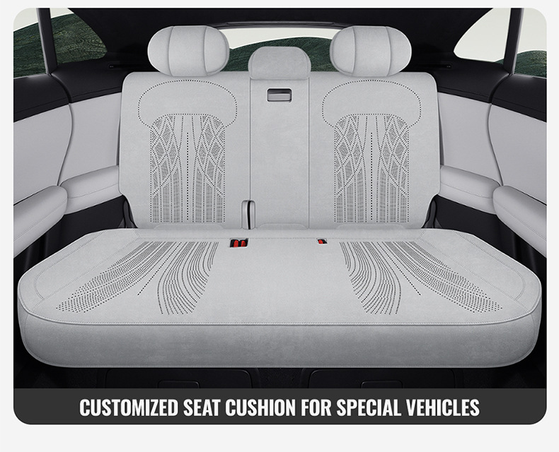 Suitable for Xiaomi Yu7 Car Seat Cushions, All-Season Universal Suede Seat Covers, Breathable, High-End Feel, Full Surround Seat Cushions