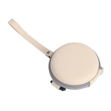 2024时尚眼镜盒新款折叠墨镜包便携首饰拉链盒便携精致mini小圆盒