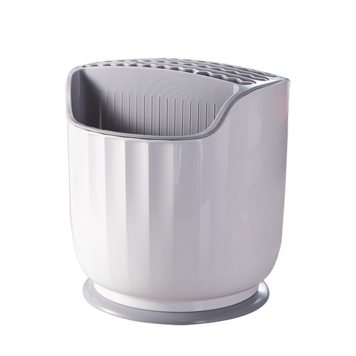 Kitchen rotating knife holder storage rack countertop multifunctional chopstick barrel knife holder integrated storage box household kitchen knife rack