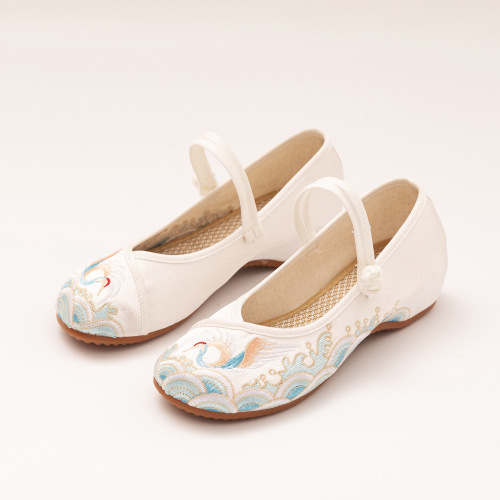 Fairy Hanfu Shoes for Women Girls  silk satin retro cheongsam costume hanfu shoes women's shoes